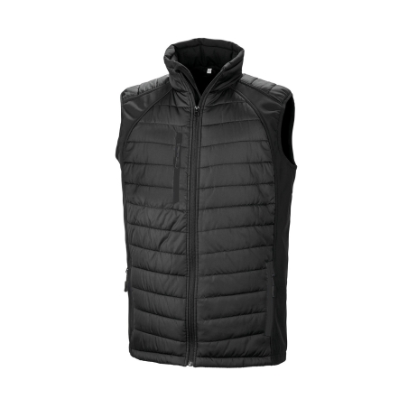 Gilet softshell rembourré black compass recyclé