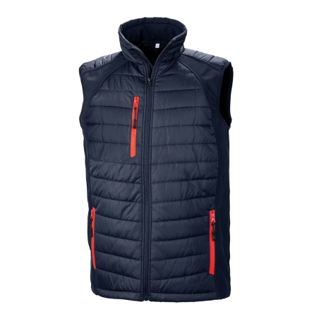 Gilet softshell rembourré black compass recyclé