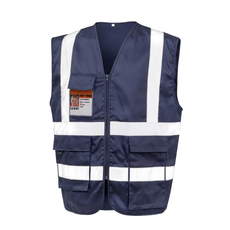 Gilet de sécurité zippé