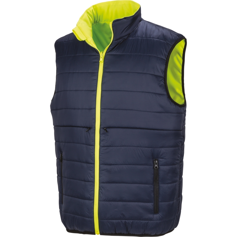 Bodywarmer de sécurité réversible