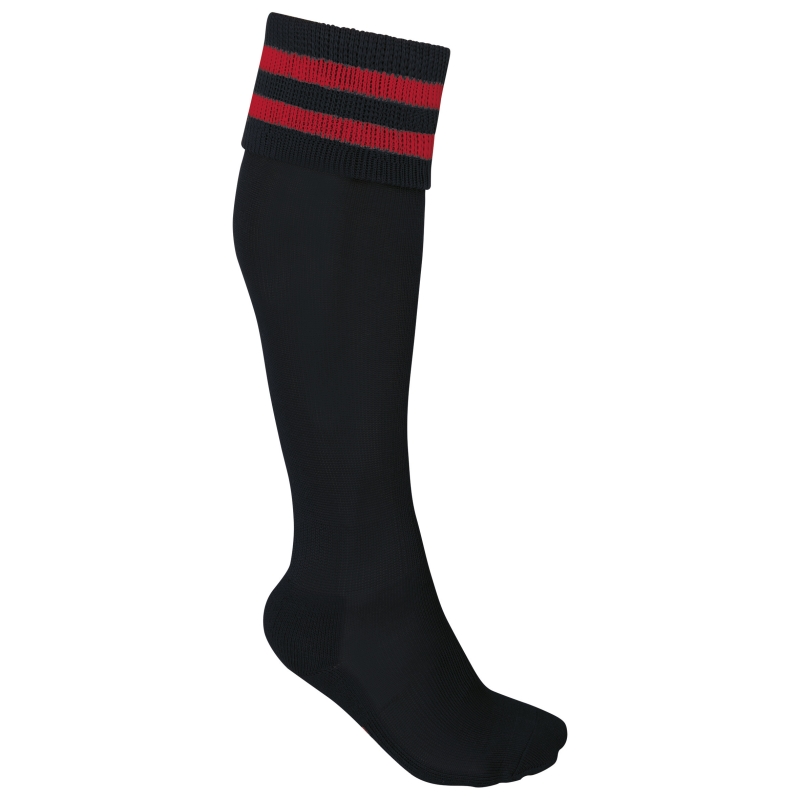 Chaussettes de sport rayées unisexe