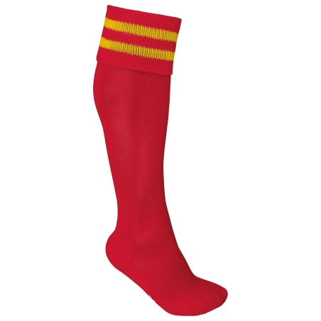 Chaussettes de sport rayées unisexe