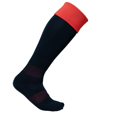 Chaussettes de sport bicolores unisexe