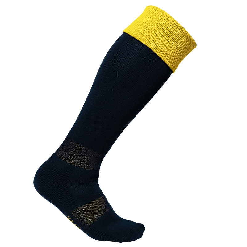 Chaussettes de sport bicolores unisexe