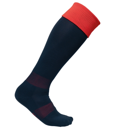 Chaussettes de sport bicolores unisexe