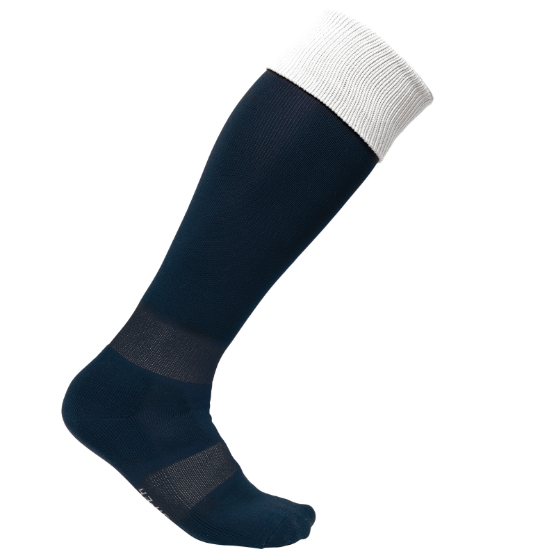 Chaussettes de sport bicolores unisexe