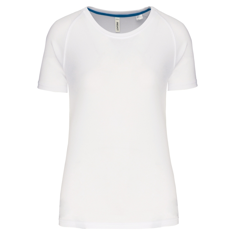 T-shirt de sport à col rond recyclé femme