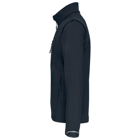 Veste softshell sport manches amovibles unisexe