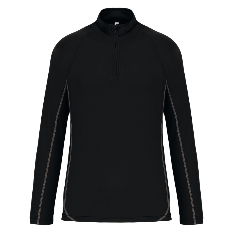 Haut de sport manches longues ¼ zip homme