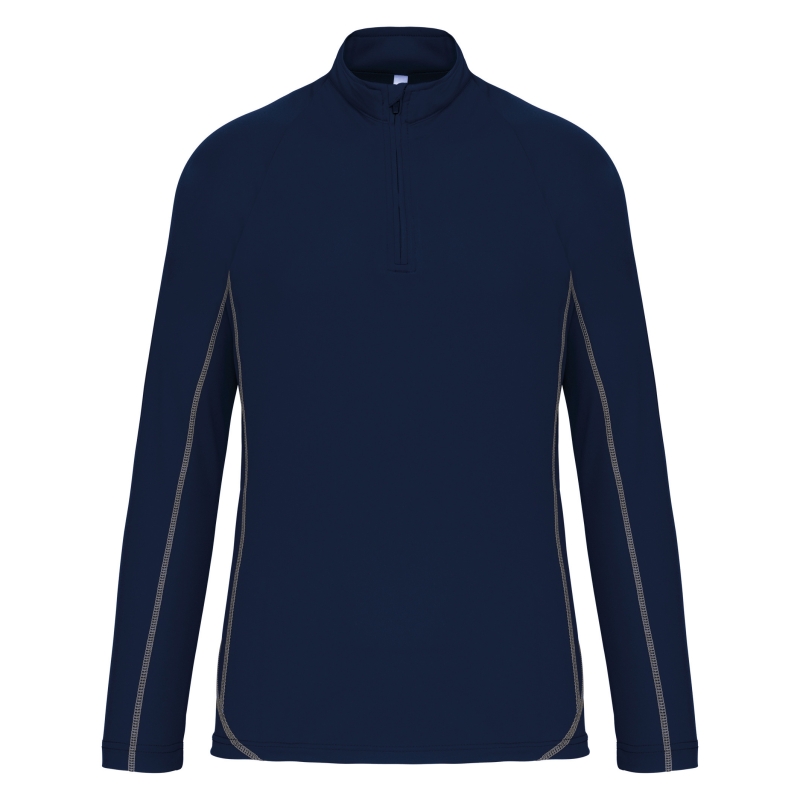 Haut de sport manches longues ¼ zip homme