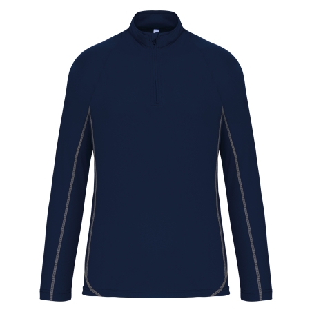 Haut de sport manches longues ¼ zip homme