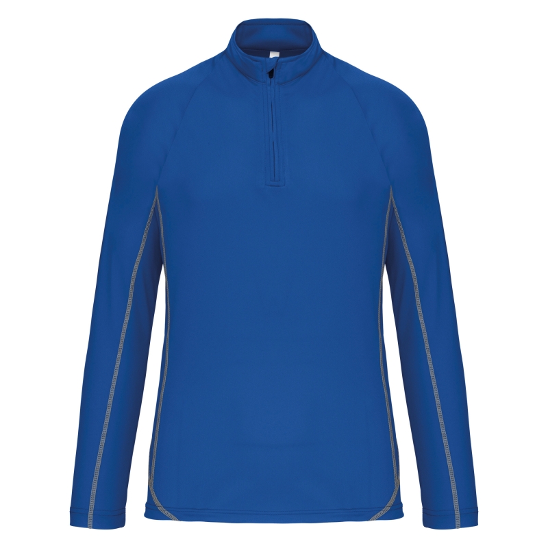 Haut de sport manches longues ¼ zip homme