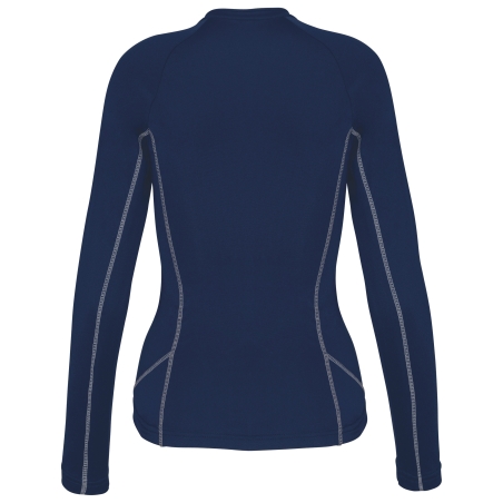 Haut de sport manches longues ¼ zip femme