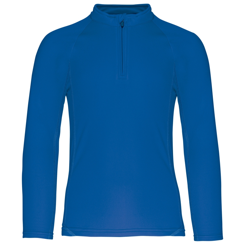 Haut de sport manches longues ¼ zip enfant