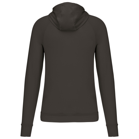 Sweat-shirt à capuche 1/4 zip sport unisexe