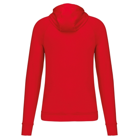 Sweat-shirt à capuche 1/4 zip sport unisexe