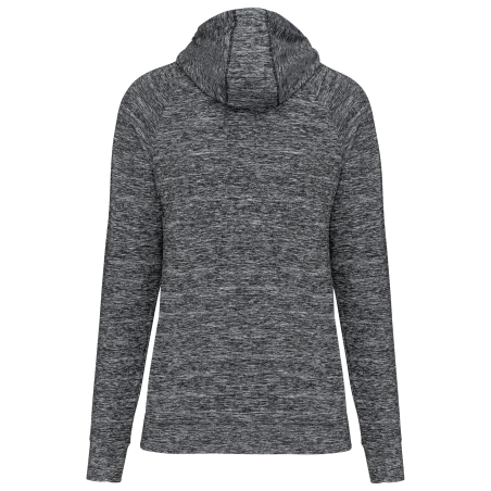 Sweat-shirt à capuche 1/4 zip sport unisexe