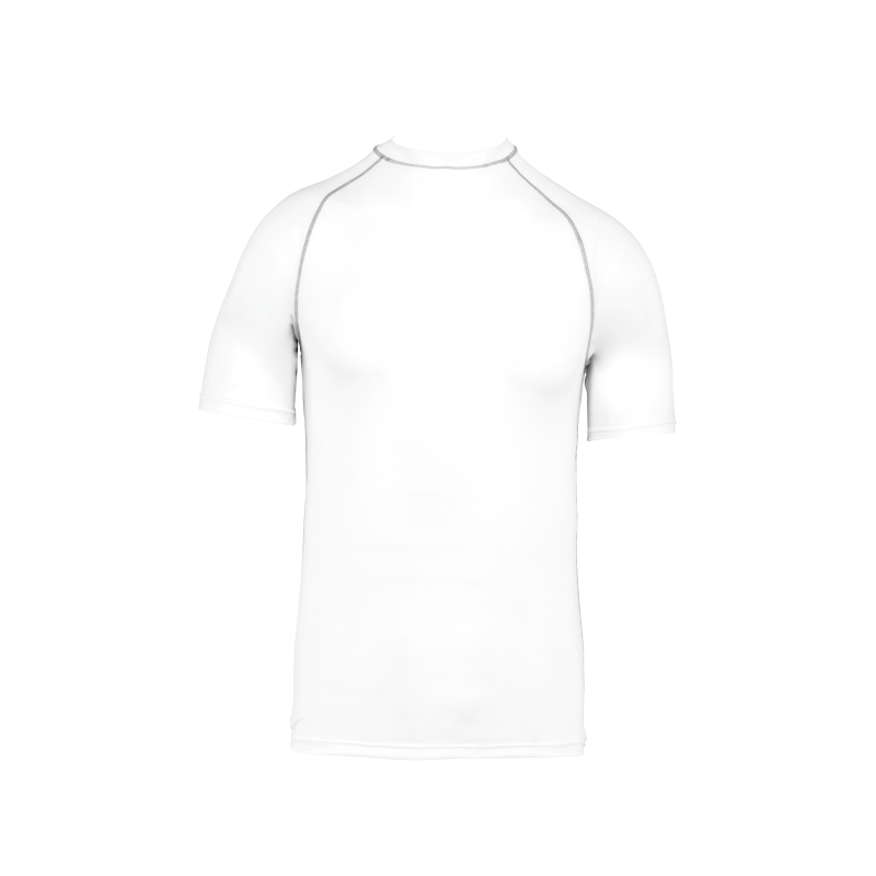 T-shirt technique à manches courtes avec protection anti-UV unisexe