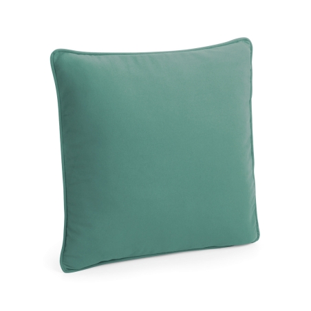 Housse de coussin à bord passepoilé