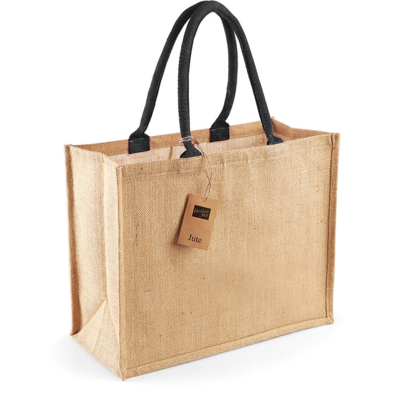 Sac shopping classique en jute