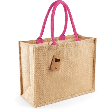 Sac shopping classique en jute