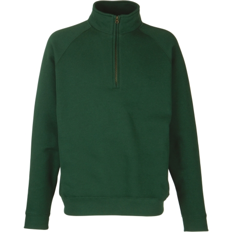 Sweat-shirt col zippé Premium (62-032-0)