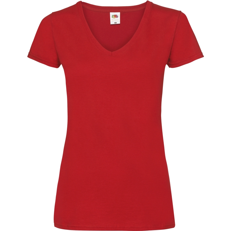 T-shirt femme col v Valueweight (61-398-0)