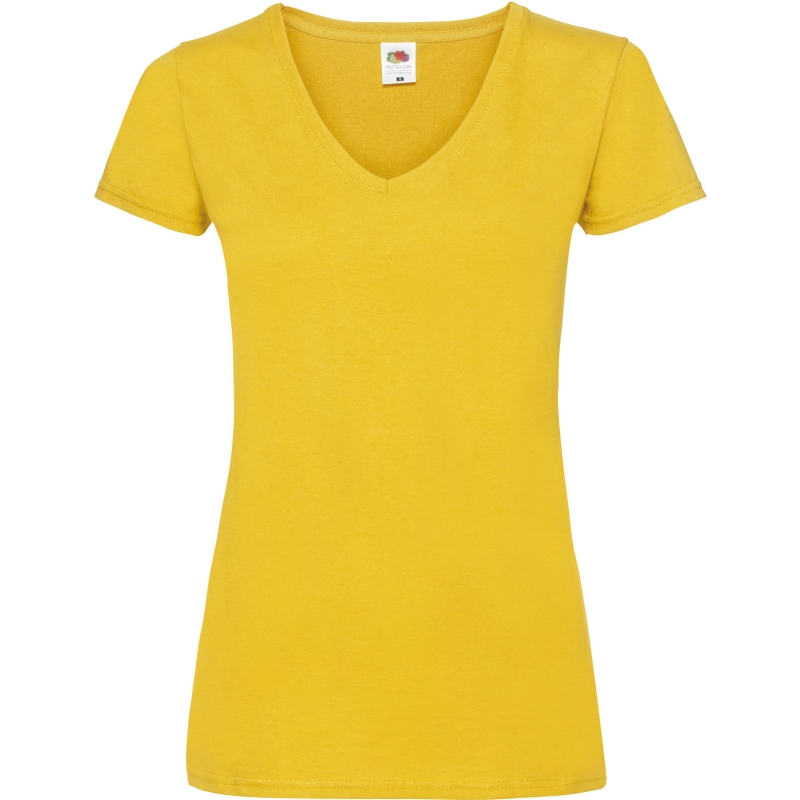 T-shirt femme col v Valueweight (61-398-0)