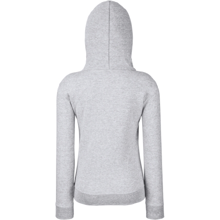 Sweat-shirt femme zippé capuche Premium (62-118-0)