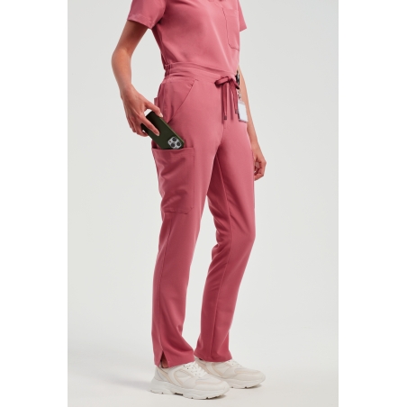 Pantalon cargo stretch femme