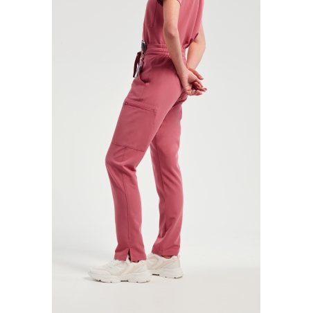 Pantalon cargo stretch femme