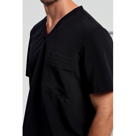 Tunique stretch manches courtes homme