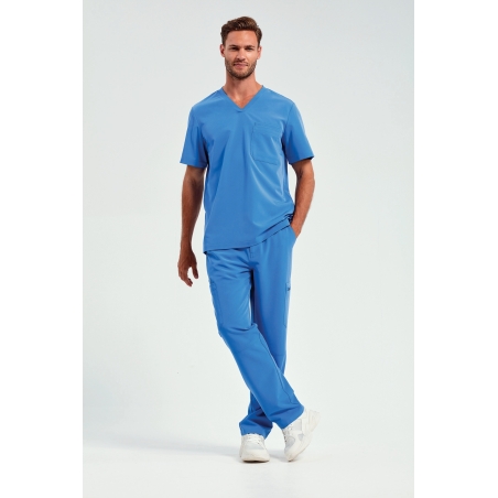 Tunique stretch manches courtes homme