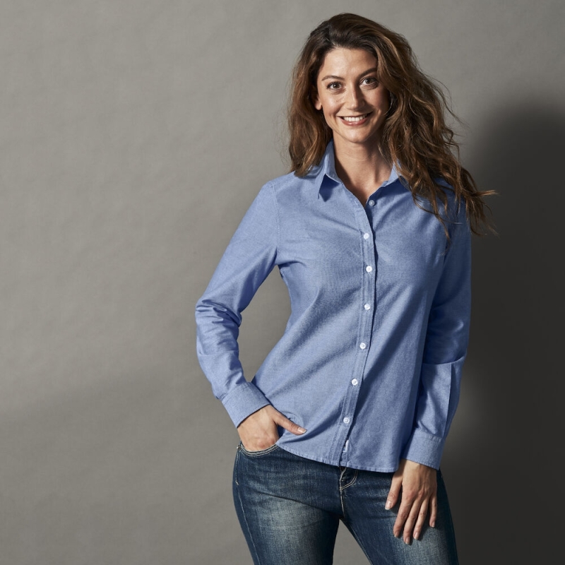 Chemise Oxford Femme Certifié Gots