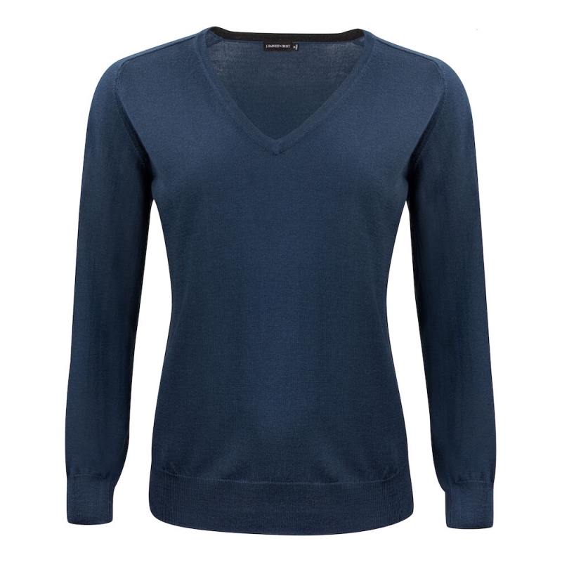 Merino V Pull-Over Femmes