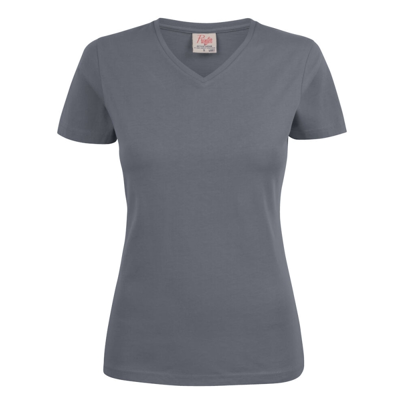 Heavy V-neck T-Shirt Femmes