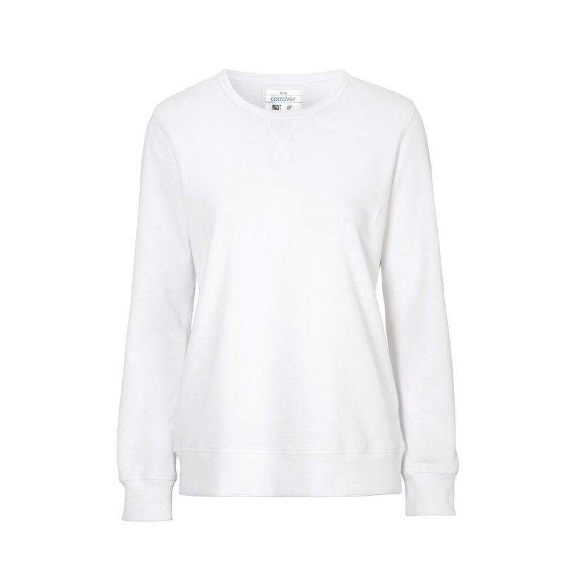 SWEATSHIRT COL ROND FEMME - CERTIFIÉ GOTS