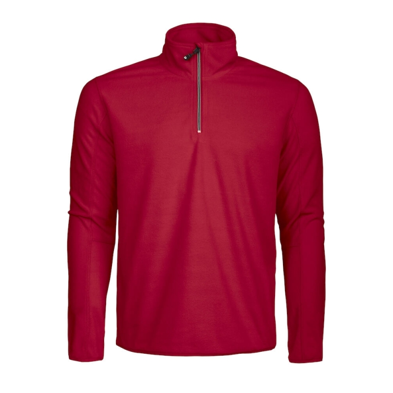 MELTON HALF ZIP