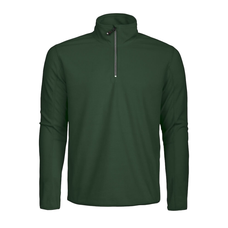 MELTON HALF ZIP