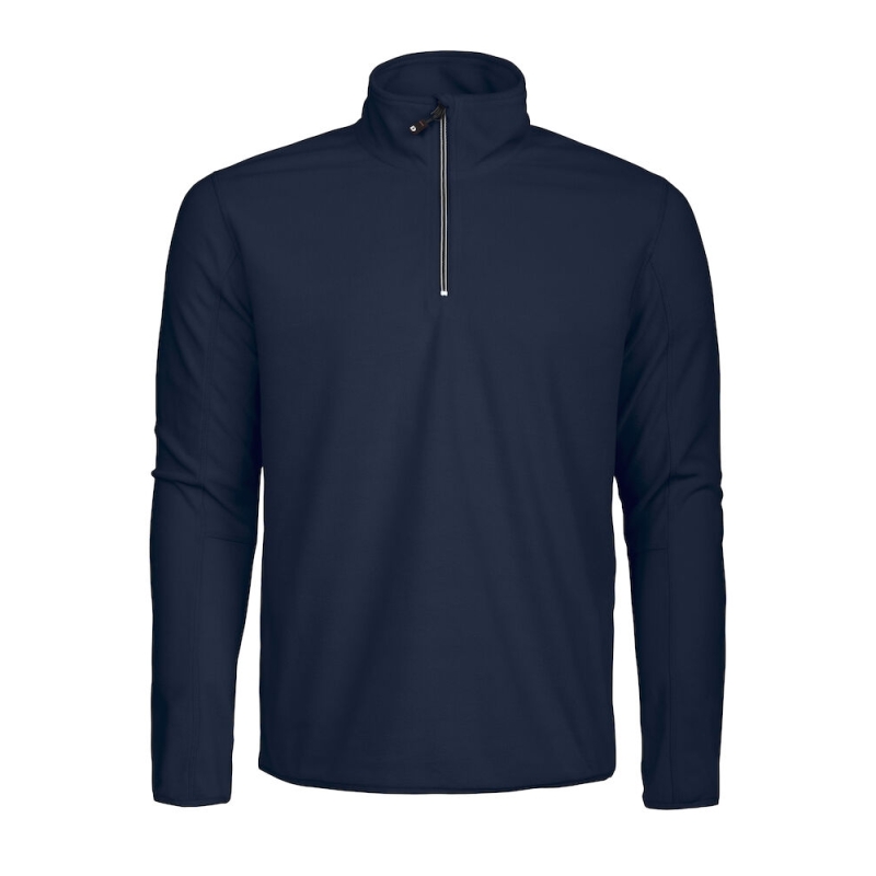 MELTON HALF ZIP