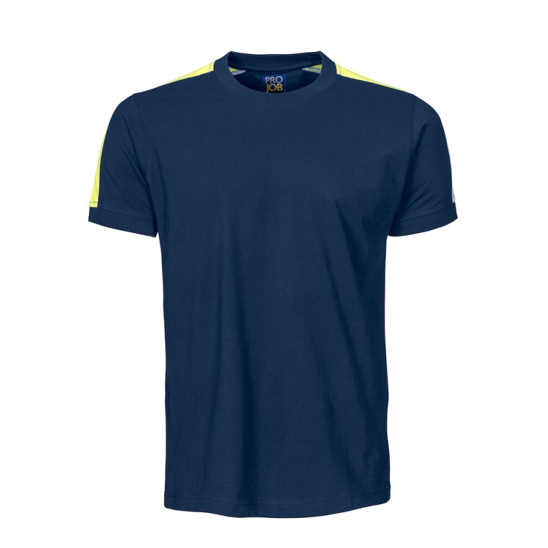 2019 T-SHIRT BANDES FLUO