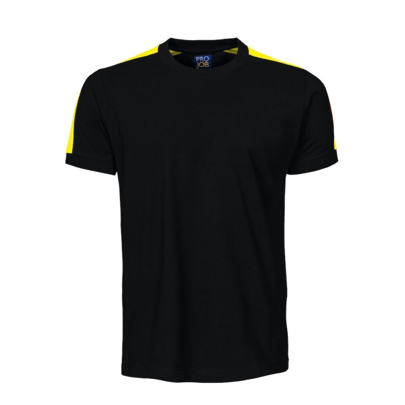 2019 T-SHIRT BANDES FLUO