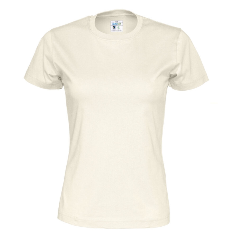 T-SHIRT COL ROND FEMME - CERTIFIÉ GOTS