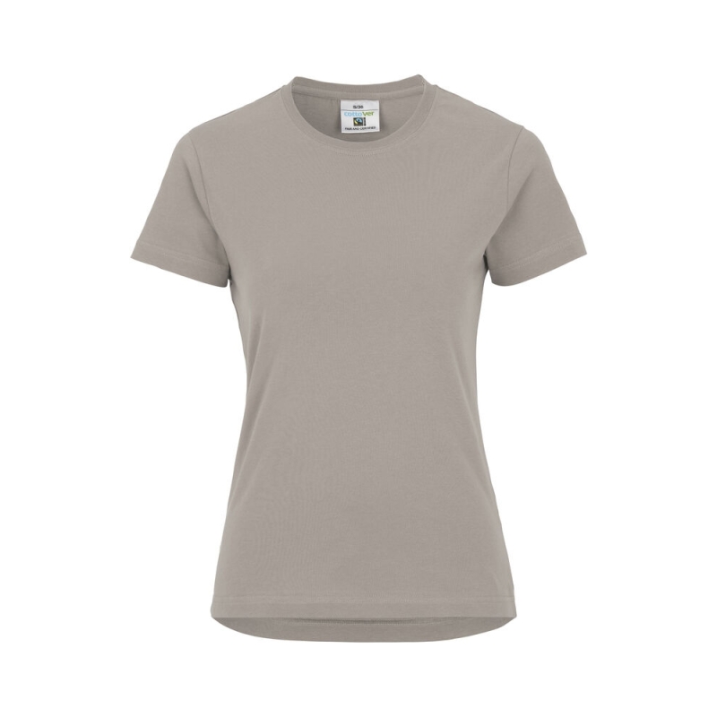 T-SHIRT COL ROND FEMME - CERTIFIÉ GOTS
