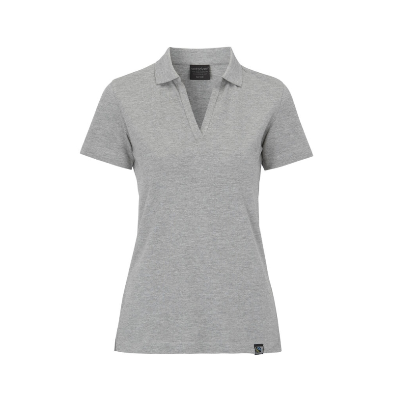 POLO STRETCH PIQUE FEMME - CERTIFIÉ GOTS