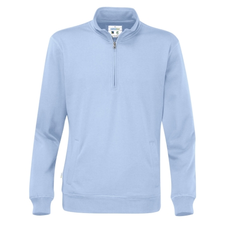 SWEATSHIRT COL ZIPPÉ UNISEX - CERTIFIÉ GOTS