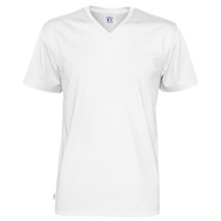 T-SHIRT MANCHES COURTES COL V HOMME - CERTIFIÉ GOTS