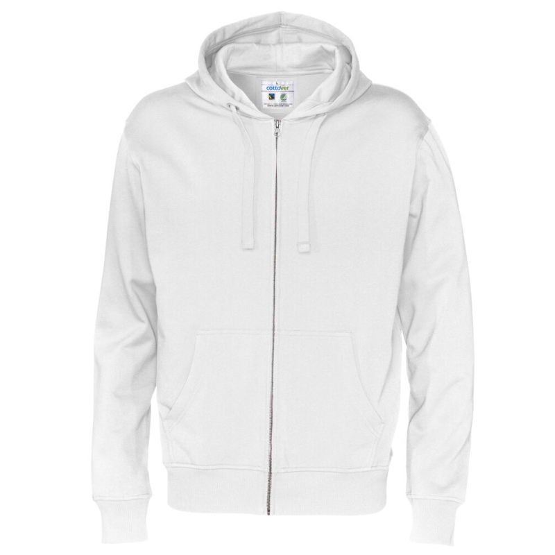 SWEATSHIRT À CAPUCHE FULL ZIP HOMME - CERTIFIÉ GOTS