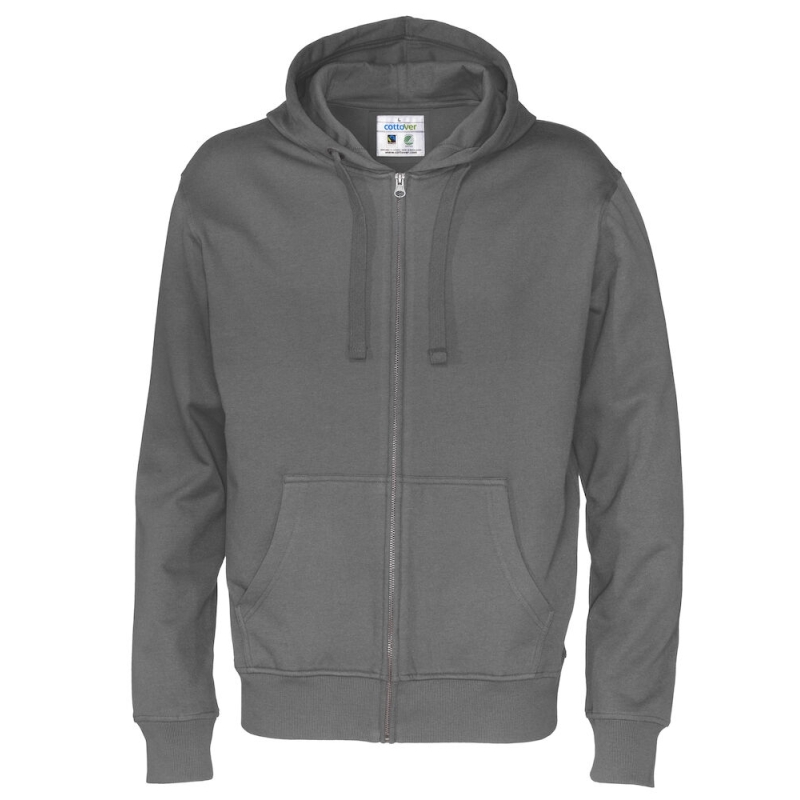 SWEATSHIRT À CAPUCHE FULL ZIP HOMME - CERTIFIÉ GOTS