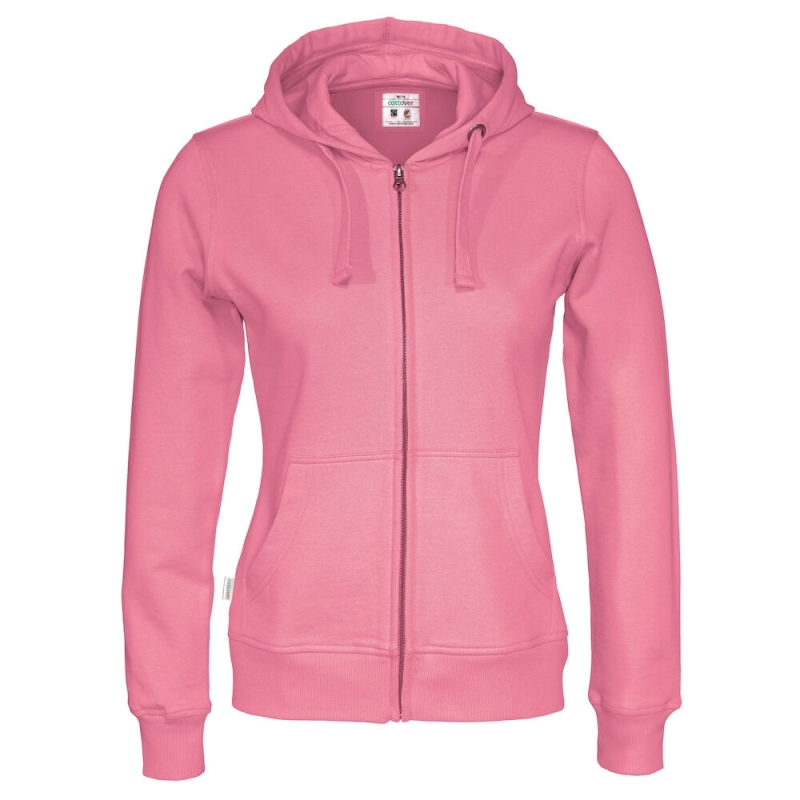 SWEATSHIRT À CAPUCHE FULL ZIP FEMME - CERTIFIÉ GOTS